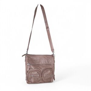 Liebeskind Berlin Anny Leather Crossbody Bag Brownish Taupe